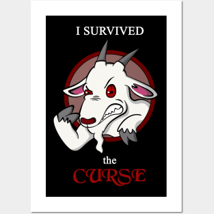 I survived the Curse - the goat Posters and Art